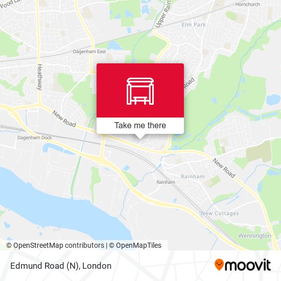 Edmund Road (N) map
