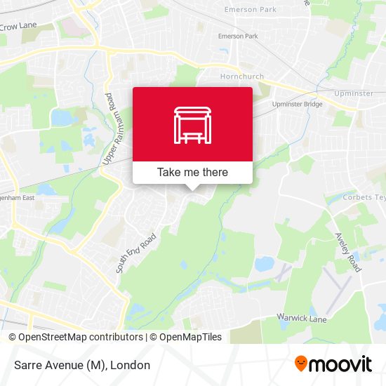 Sarre Avenue (M) map