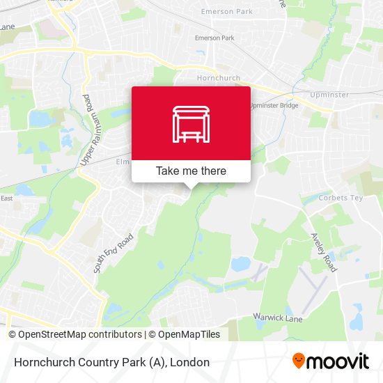 Hornchurch Country Park (A) map