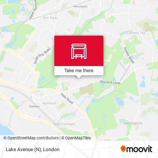 Lake Avenue (N) map