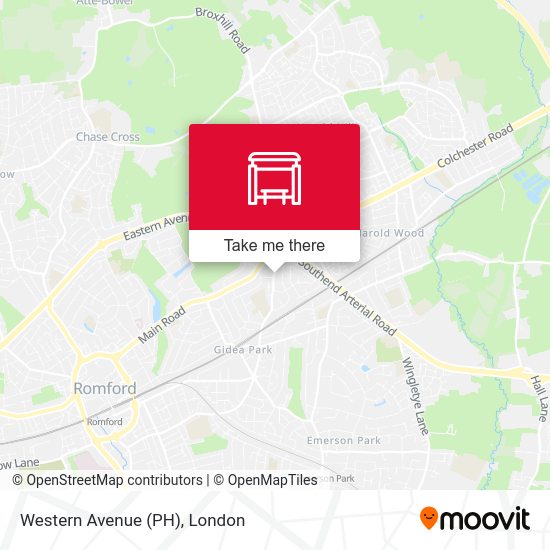 Western Avenue (PH) map
