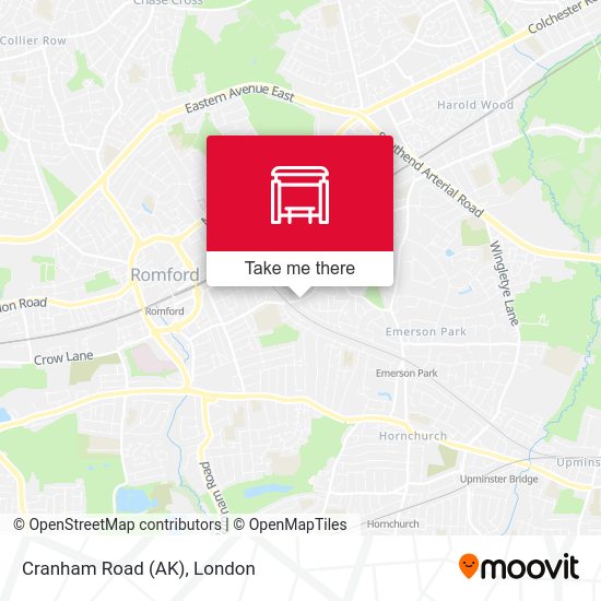 Cranham Road (AK) map