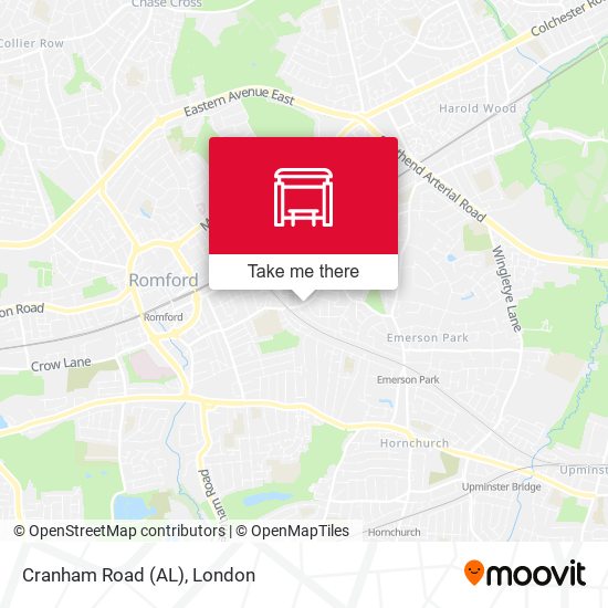 Cranham Road (AL) map