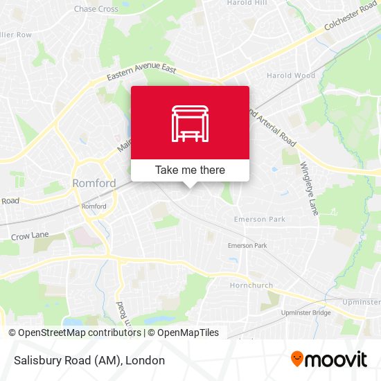 Salisbury Road (AM) map
