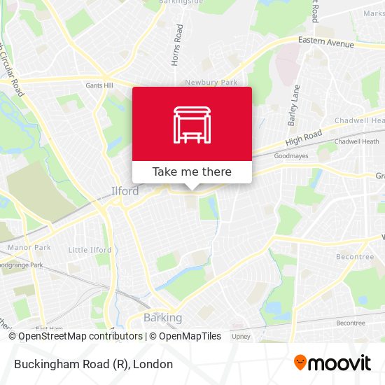 Buckingham Road map