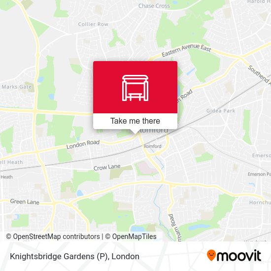 Knightsbridge Gardens (P) map