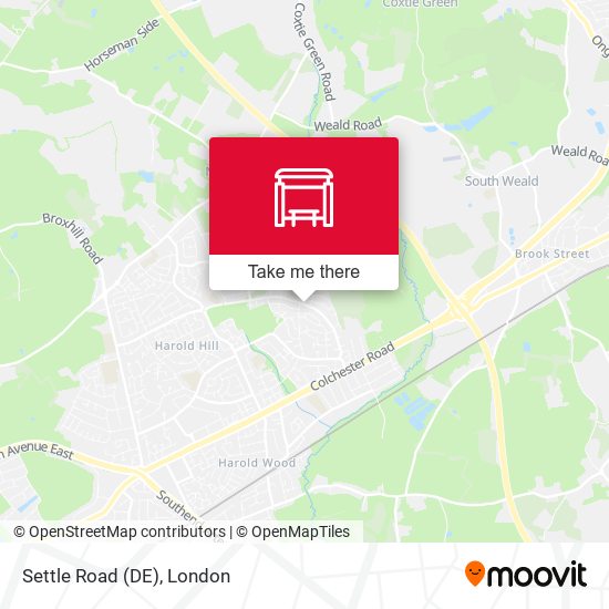Settle Road (DE) map