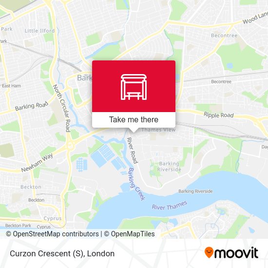 Curzon Crescent (S) map