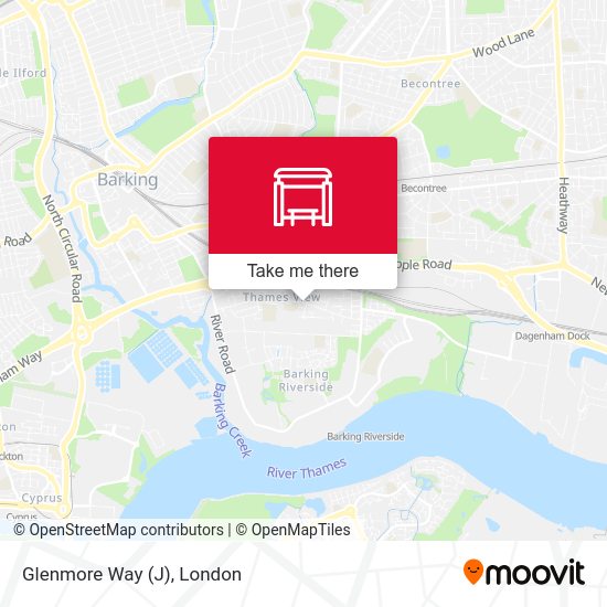 Glenmore Way (J) map