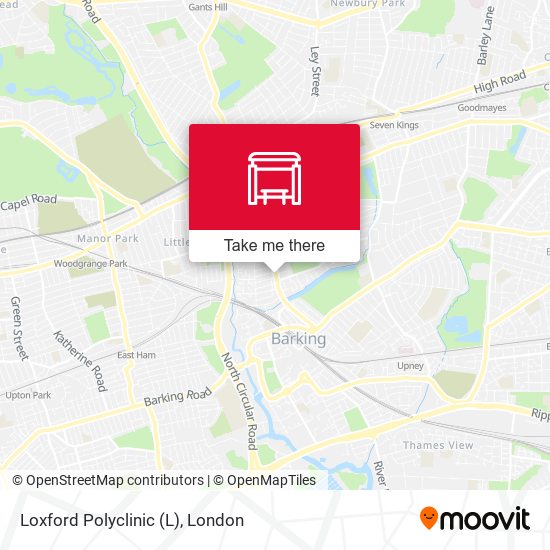 Loxford Polyclinic map