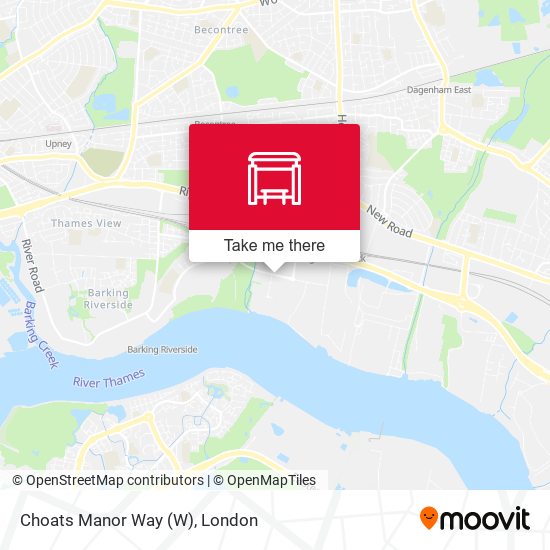 Choats Manor Way map