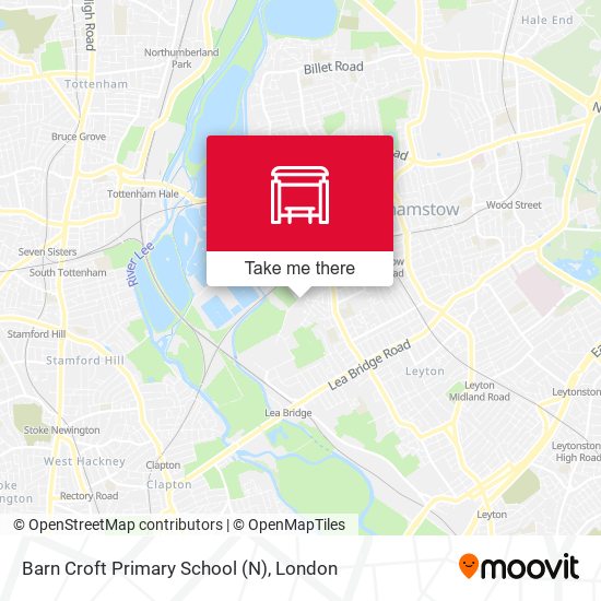 Barn Croft Primary School (N) map