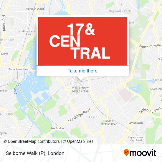 Selborne Walk (P) map