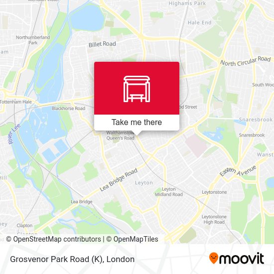 Grosvenor Park Road (K) map