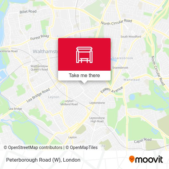 Peterborough Road (W) map