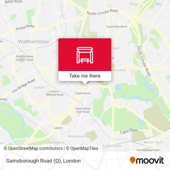 Gainsborough Road (Q) map