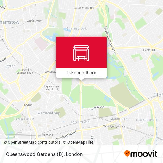 Queenswood Gardens (B) map