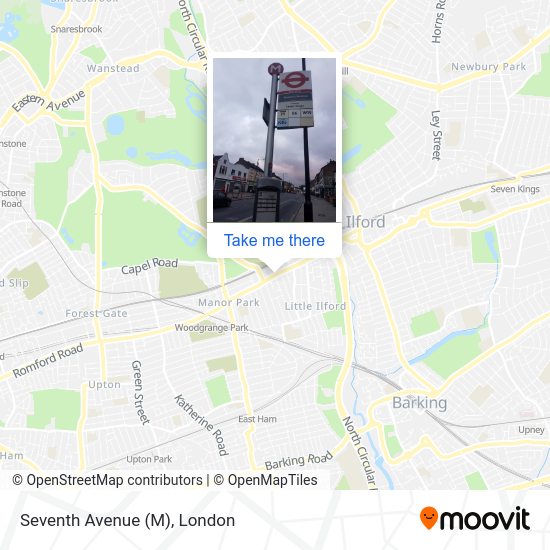 Seventh Avenue (M) map