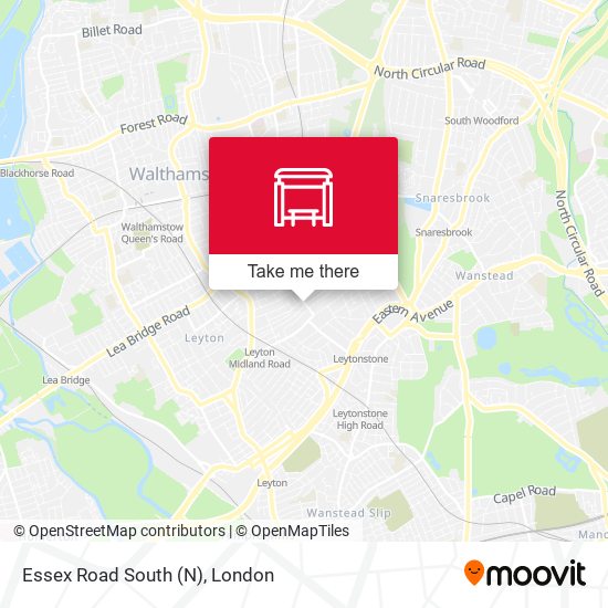 Essex Road South (N) map