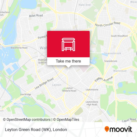 Leyton Green Road (WK) map