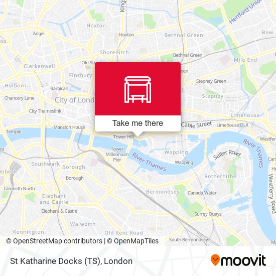 St Katharine Docks (TS) map