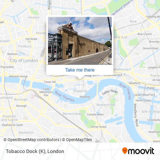 Tobacco Dock (K) map