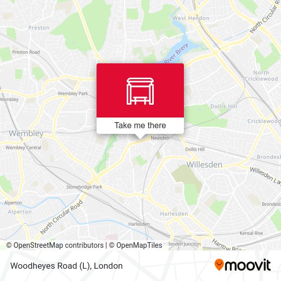 Woodheyes Road (L) map