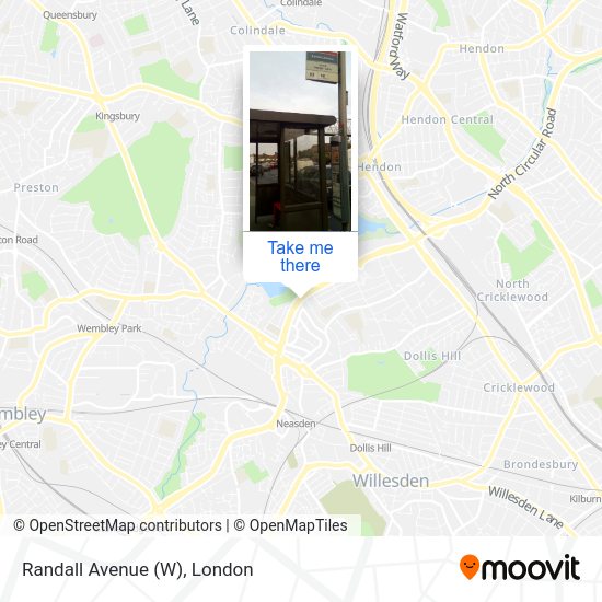 Randall Avenue (W) map