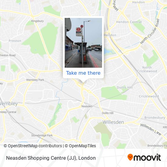 Neasden Shopping Centre (JJ) map