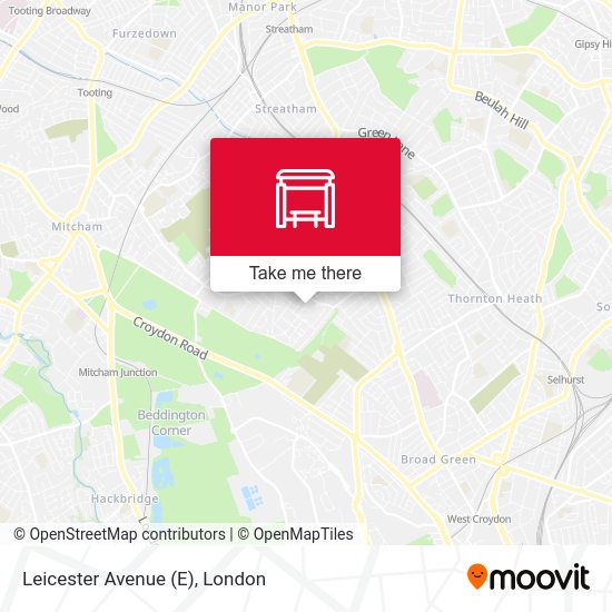 Leicester Avenue (E) map