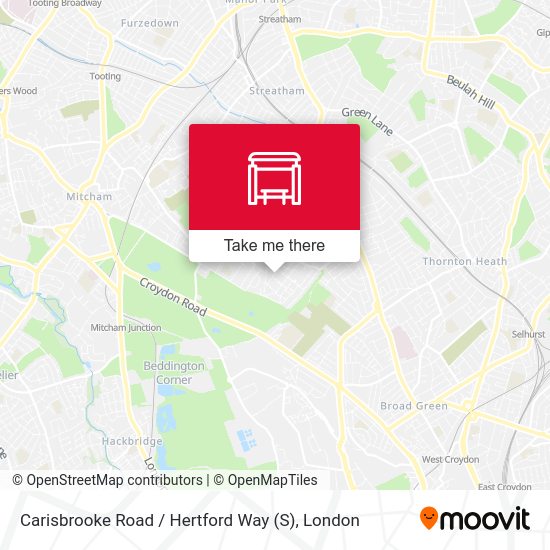 Carisbrooke Road / Hertford Way (S) map