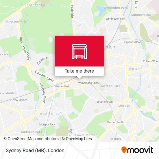 Sydney Road (MR) map