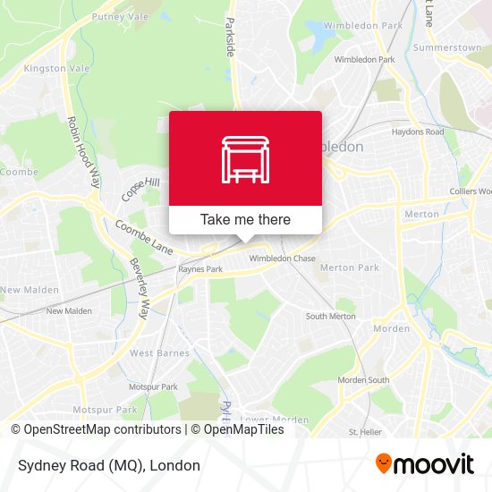 Sydney Road (MQ) map