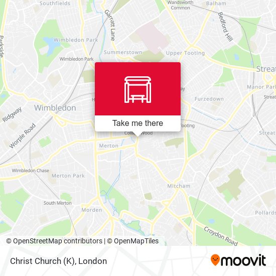 Christ Church (K) map