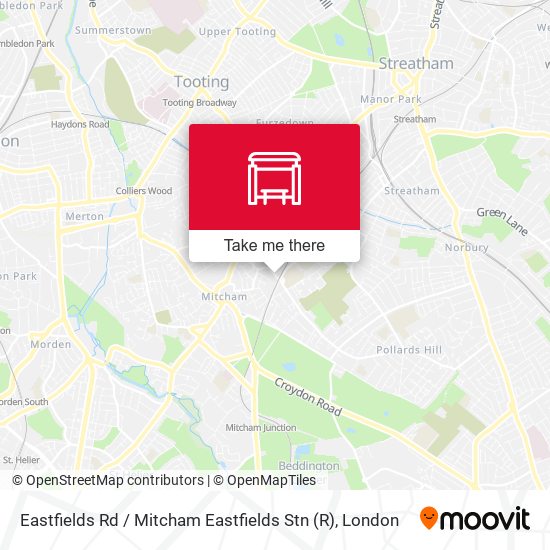 Eastfields Rd / Mitcham Eastfields Stn map