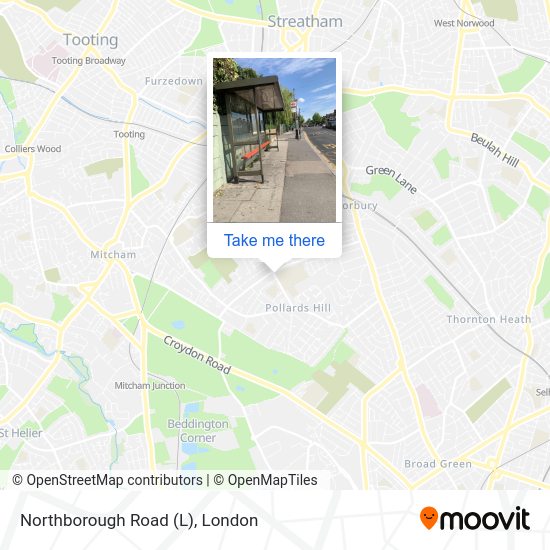 Northborough Road (L) map