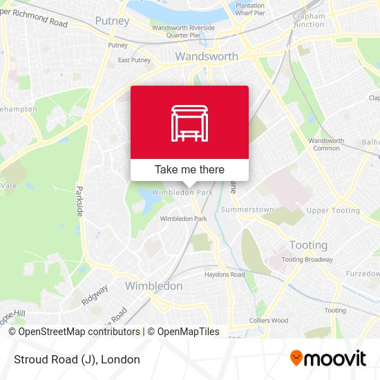 Stroud Road (J) map