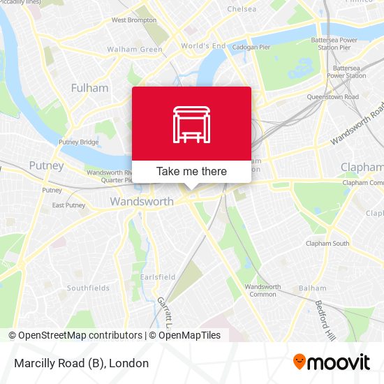 Marcilly Road (B) map