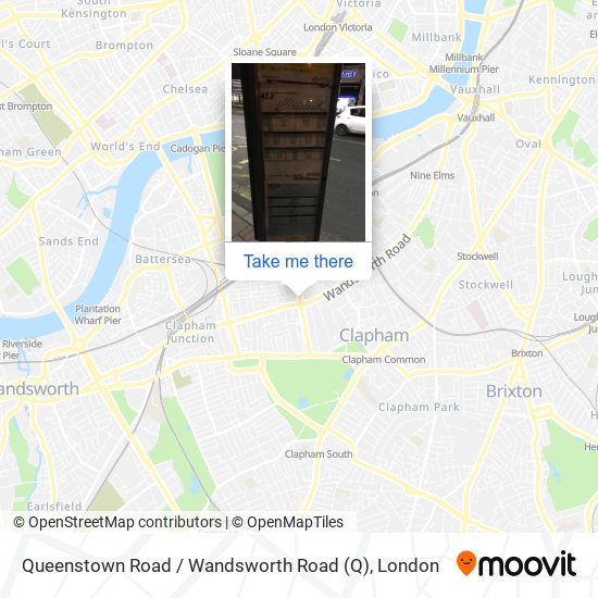 Queenstown Road / Wandsworth Road map