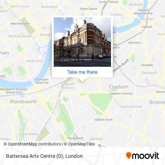 Battersea Arts Centre (D) map