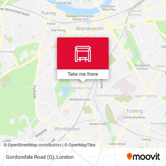 Gordondale Road (Q) map