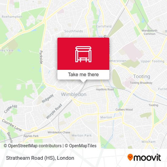 Strathearn Road (HS) map
