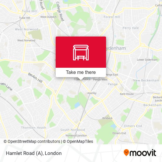 Hamlet Road (A) map