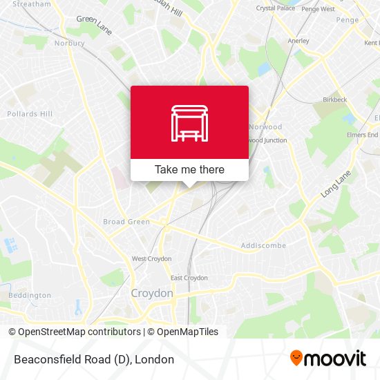 Beaconsfield Road (D) map