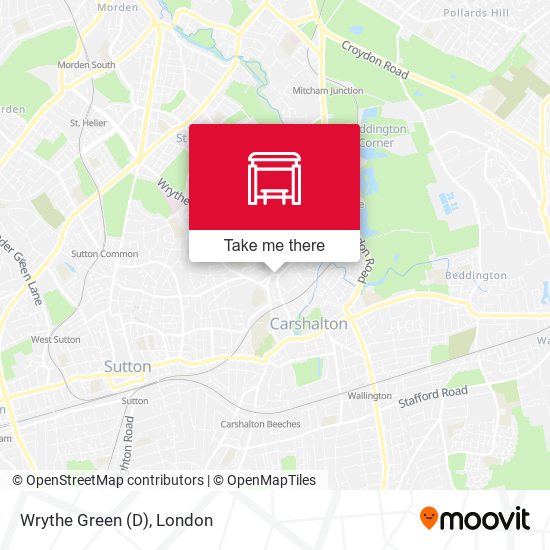 Wrythe Green (D) map