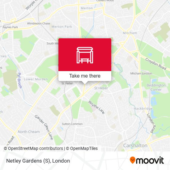 Netley Gardens (S) map