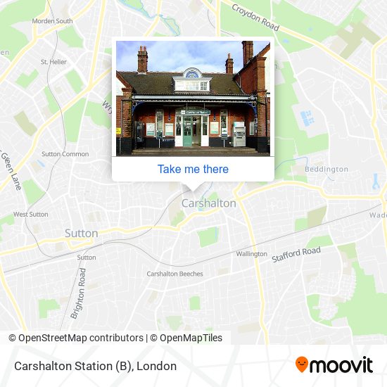 Carshalton Station (B) map