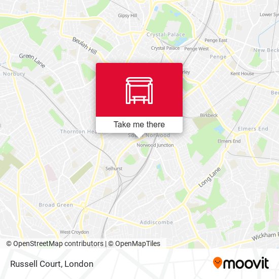 Russell Court map