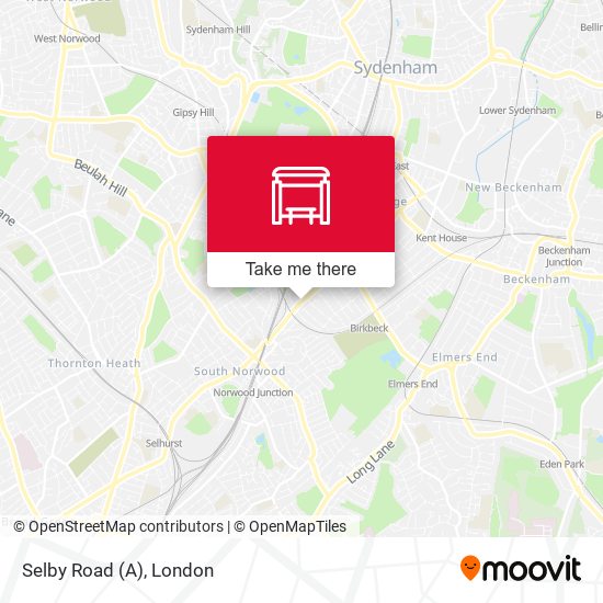 Selby Road (A) map