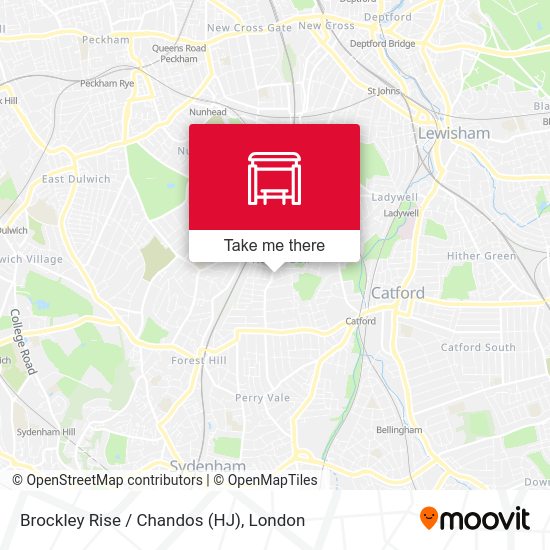 Brockley Rise / Chandos (HJ) map